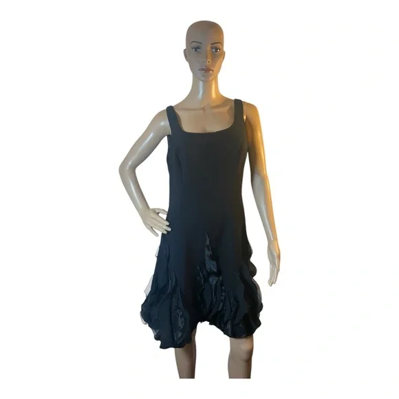 js boutique black dress V-Neck Black Dress – Bella J Boutique main image 0